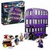 LEGO 75957 Harry Potter Der Fahrende Ritter Spielzeug, Dreifachdeckerbus, Sammlerset mit Minifiguren