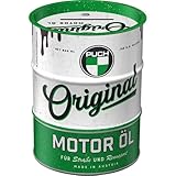 Deko7 Spardose im Ölfass-Design, 11.5 cm x 9 cm, Grün, Kunststoff, Art Deco, Spardose, Geldbanksafe, Dekorliebhaber, Einrichtungsbegeisterte, Erwachsene und Kinder