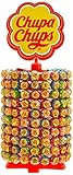 Chupa Chups Lutscher-Rad | 200 Lollies je 12g | Lollipop-Ständer in 6 leckeren Geschmacksrichtungen | Perfekt im Kiosk oder für Weihnachten