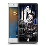 Head Case Designs Bury All Dead Things Art Macabre Harte Rueckseiten Handyhülle Hülle Huelle kompatibel mit Nokia 3