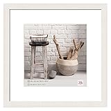 walther design Bilderrahmen polarweiss 50 x 50 cm Home Holzrahmen HO550V