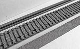 Bettung Flexgleis Beton, für Roco Betonschwellen-Flexgleis, bestehend aus 4 Stück (24cm)flexibles Gleisbett mit darunterliegendem Bettungsrost und 6 Stücke (36cm) Böschungsschräge, Spur H0, Roco RocoLine 42661