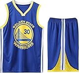 Basketball Trikot Shirt und Shorts, Erwachsene Basketball Jersey, Basketball ärmellose Anzug, Basketball Sportbekleidung, T-Shirt Weste + Shorts, Jugendlich Sweatshirt(2XL,Schwarz-1)