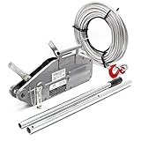 Seilzug bis 1600 kg mit 20 m Seil Ø 11 mm, mit Abscherstift und Lasthaken, zum Ziehen/Spannen/Heben