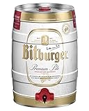 BITBURGER® Premium Pils | Partyfass mit Zapfhahn (1x 5l) | Hopfenbetonter Pilsgenuss | Aus Besten Hopfensorten | Nach Deutschem Reinheitsgebot Gebraut