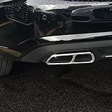 für A6 C7 4G Avant Limousine 2015 2016 2017 Verchromt Endrohr Auspuffanlage Auspuff Stylingleisten 2 Stück Edelstahl