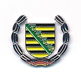 hegibaer Sachsen Wappen Deutschland Dresden Leipzig Flagge Edel Pin Anstecker 0931