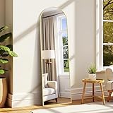 WOLIBEER Premium Ganzkörperspiegel 150x40 cm: Elegant als Stand- oder Wandspiegel mit Goldrahmen. Sicher und stabil für Wohnzimmer, Schlafzimmer, Flur oder ideal als Schminkspiegel.