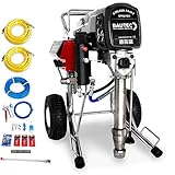 Das bärenstarke BAUTEC Airless-Gerät/Farbsprühgerät mit Kolbenpumpe auch für Spritz-Spachtel