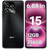 CUBOT A40(2025) Android 15 Smartphone Ohne Vertrag, 6.88" HD+120Hz Handy Ohne Vertrag, 12GB+256GB/1TB Handy Günstig, 48MP+16MP, 5100mAh Simlockfreie Handys, 4G Dual SIM/Face ID/NFC/Dual Lutsprecher