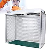 Vertikale Laminar Flow Hood Air Flow Clean Bench Mit Drei Ventilatoren, Hepa-Filter FüR Sauberkeit Staubfrei Arbeiten, Vertikale Laminar Flow Hood Mit 62X31Cm/24.4X12.2In Arbeitsbereich,220V