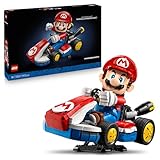 LEGO Super Mario: Mario Kart: Mario & Standard-Kart – Nintendo Figur und baubares Auto für Gaming-Fans – Sammlerstück für Erwachsene Gamer und Fans von Videospielen 72037