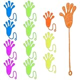 GOLDGE 12 x Klatschhand Klebehand Glibber Klatschhände Kindergeburtstag kleine Geschenk Party Mitgebsel