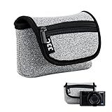 JJC Neopren Kameratasche für Sony Z-V1 RX100 III IV V VA VI VII HX99 HX95 HX90 HX60 / Olympus TG-6 TG-5 / Pana. Lumix DMC TZ81 TZ71 Canon G7X Mark III II SX620 SX720 SX730 SX740 / Ricoh GR III II