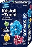 KOSMOS 657840 Kristall-Zucht Experimentierset, Kristalle in deinen Lieblingsfarben, schneller Zuchterfolg, für Kinder ab 10 Jahren, Mitbringsel, Geschenk
