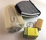 Inspektionsset Ölfilter Luftfilter Aktivkohlefilter W204 S204 C204 W212 S212 A207 X204 200 CDI 220 CDI 2143ccm - bitte Einschränkungen beachten
