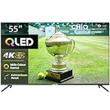 CHiQ U55QM8E 55 Zoll QLED TV, UHD 4K Smart TV, Google TV, WiFi, Bluetooth 5.0, DBX TV, Dolby Audio, Google Assistant, Chromecast, Triple Tuner, Netflix