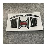 HONGLIAUTO 3D Motorrad Carbon-Look Oberen Triple Yoke Abdeckung Protector Aufkleber Aufkleber Fall Für BMW R1200GS R 1200 GS 2018-2025