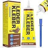 Professioneller Lederkleber 60ml – Starker & elastischer Reparaturkleber für Leder – Wasserfest, transparent, dauerhaft flexibel – Perfekt für Schuhe, Möbel & Kleidung