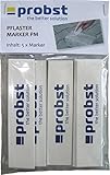 PROBST Pflaster-Marker unzerbrechliche Kreide mit eingelagerten Glasfasern für trockene und nasse Oberflächen 5er Pack