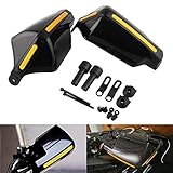 Ariymap Schwarz Motorrad Lenker Windabweiser Handschützer Motor Zubehör Für YAMAHA TDM 850/900 WR450F XJR 1300 YZ250F,Zum Vater, Freund (Schwarz, 20 * 16,5 * 13,6 cm)