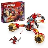 LEGO NINJAGO Kais Sturmreiter-Mech - Fliegendes Motorrad Spielzeug mit 3 Minifiguren - Mech mit beweglichem Kopf, Armen und Beinen - Bauspielzeug - Geschenk für Jungen & Mädchen ab 7 Jahren 71830