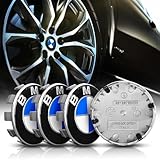 4 Stück Nabendeckel für BMW 68mm - Radnabenkappen Felgendeckel Felgenkappen Nabenkappen ABS Wheel Caps Radnabenabdeckung