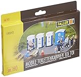 FALLER 180543 - Mobile Toilettenkabinen TOI TOI