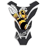 Tankpad 3D Resin Adhesive Tankschutz kompatibel mit HONDA HORNET Motorrädern