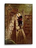 Leinwand (40x60cm): Carl Spitzweg - Der Bücherwurm