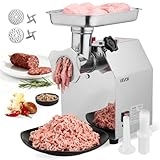 VEVOR elektrischer Fleischwolf mit 3,2 kg/min Kapazität, industrieller 850 W Tisch-Fleischwolf mit Klinge & Mahlplatte, Wurstmaschine, kommerzieller Fleischwolf aus Edelstahl für Küche Restaurant