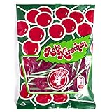 Rote Kirschen, Das "ORIGINAL" von HIRSCH, Kirschlutscher mit dem original grünen Stiel, 100g Beutel