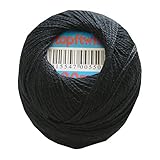 Stopftwist Stopfgarn Baumwolle 8-fach mercerisiert 20 m schwarz (0850)