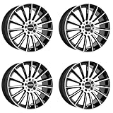 4x Carmani Felgen Alufelgen 17 Fritz 8,0x18 ET35 5x120 black polish kompatibel mit BMW 1 2 3 4 5 6 X1 X3 X4 X5 Z3 Z4