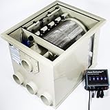 Aqua Exclusive Trommelfilter RDF Vollautomatisches Wasserfiltersystem für Koiteich, Aquakultur, Fischfarm, Hydrokultur, Aquaponik, Aquarium, Brunnen, Aquarium | 110-120V 60Hz USA 25212