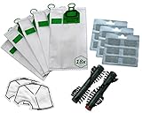 40 teiliges SET geeignet für Vorwerk VK 140 150 18 Beutel 18 Duftblocks 2 Motorschutzfilter 1 Paar EB 360 370 Ersatzbürsten