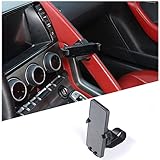 DIYUCAR Für Jaguar F-TYPE 2013-2023 Auto Central Control Handyhalterung GPS Navigation Halterung Kabelloses Ladezubehör (Stil A)