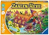 Ravensburger tiptoi Spiel 00132 Zahlen-Hexe, Zählen Lernen von 1-10 für Kinder ab 3 Jahren