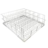 Morleos Spülkorb Drahtgitterkorb 500x500 mm - 5 Reihen Gastronomie Professional Gläserspülkorb vers. Größen und Reihenanzahl