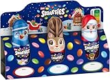 SMARTIES Mini-Weihnachtsfiguren aus Schokolade, kleines Geschenk zu Weihnachten gefüllt mit SMARTIS Mini, 3er Pack (3 x 18,7g)