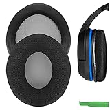 Geekria Ersatz-Ohrpolster für Turtle Beach Ear Force P11, PX22, PX51, PX24, PX21, PX4, PX5, X41, X42, X12, Kopfhörer Ohrpolster, Headset Ohrpolster Reparaturteile (schwarz)