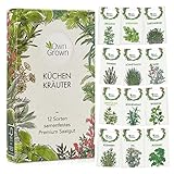 Kräuter Samen Set : 12 Sorten Garten- und Küchenkräuter Samen Set – Petersilie Samen, Kräuter der Provence, italienische Kräuter, Koriander Samen, Dill Samen – Kräutersamen Set von OwnGrown
