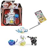 Bakugan 3.0 Starter Pack mit 3 Bällen, individuell zusammenstellbare Actionfiguren mit Charakterkarte zum Sammeln, unterschiedliche Varianten, für Kinder ab 6 Jahren