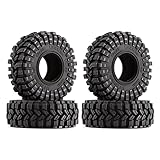 INJORA 1.0 Reifen – All-Terrain Super Soft Sticky King Trekker Reifen für 1/18 TRX4M 1/24 RC Crawler Axial SCX24 FMS FCX24 FCX18 Enduro24 AX24, T1014(S5)