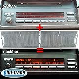 Tacho Multifunktions Display Pixel Reparatur Kontaktfolie Flexband kompatibel für BMW 5er E39 | 7er E38 | X5 E53 Radio LCD Instrument Bildschirm