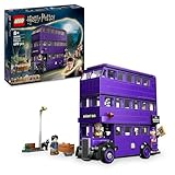 LEGO Harry Potter Abenteuer mit dem Fahrenden Ritter - Spielzeug aus der Zauberwelt mit 5 Minifiguren und Zubehör mit Zauberstäbe – Geschenk für Mädchen und Jungen ab 8 Jahren – 76446