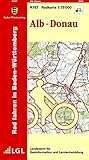 R757 Alb-Donau: Radkarte 1:75 000: Rad fahren in Baden-Württemberg