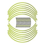 labelbike - Aufkleber Streifen Motorrad Felgen Räder 17 Schutz-Kit kompatibel mit Triumph Street Triple 765 RS - Farbe Gelb