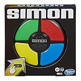 Simon, elektronisches Spiel für Kinder ab 8 Jahren, Spiel mit Lichtern und Geräuschen, klassisches Hasbro Spielprinzip für Konzentration, Reisespielzeug für die ganze Familie für unterwegs