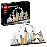 LEGO 21034 Architecture London Skyline-Modellbausatz, Bauset mit London Eye, Big Ben, Tower Bridge, Haus- und Büro-Deko, Geschenkidee für Sammler